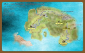 Karte der Kaufmannslande